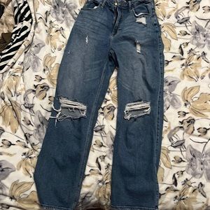Hollister high rise dad jeans